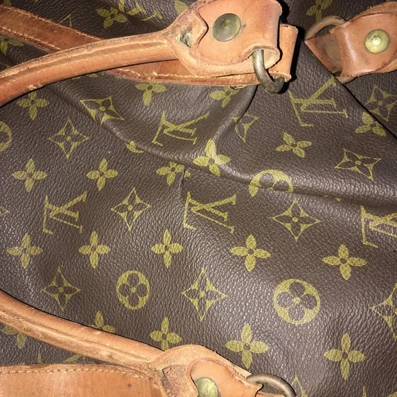 1980’s LV logo duffel bag